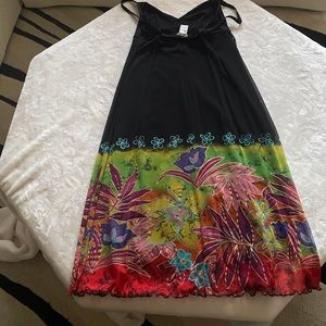 Black Silk Tank Dress